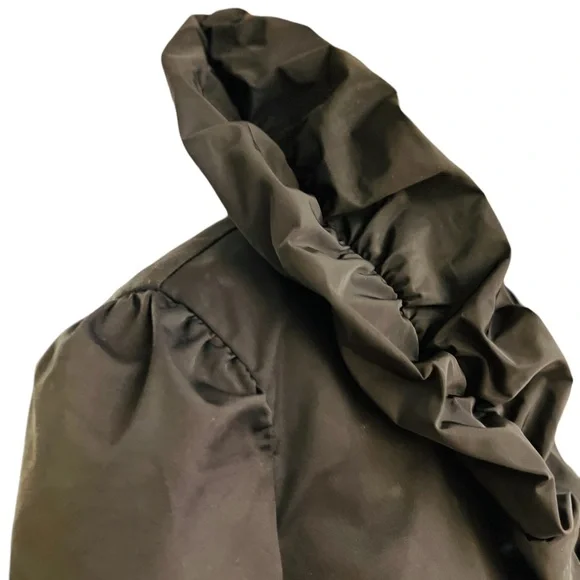 Blanc Noir Trench Coat Size Medium Fabric is cotton nylon spandex blend - Picture 11 of 16